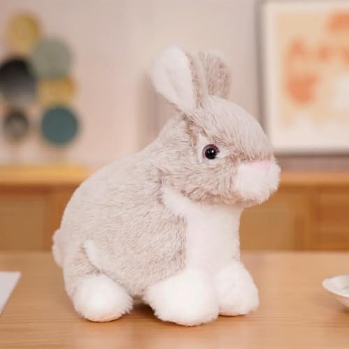 tYuNBd Niedliche Hase Plüschtiere Lebensechte Tiere Hase Puppen Mädchen Geburtstagsgeschenk 23cm 3 von tYuNBd