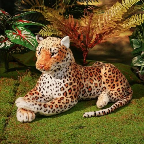 tYuNBd Niedliche Leopard Plüschtiere, weiche Tierpuppen, Kinder Deko Geschenke für Kinder 110cm 1 von tYuNBd