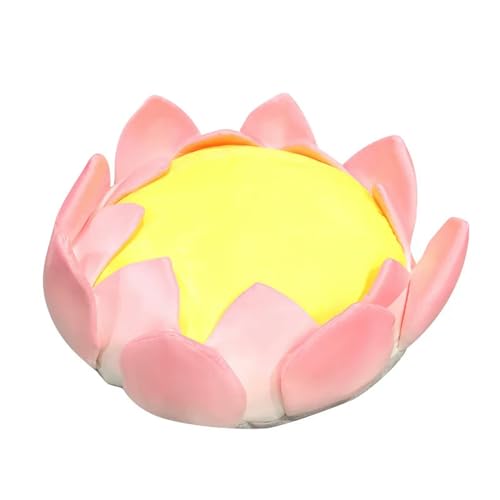 tYuNBd Niedliche Lotus Plüsch Kissen Kawaii Plüsch Pflanze Lotus Plüsch Spielzeug Sofa Kissen Plüsch Spielzeug Wohnkultur Kinder Geburtstag 20cm 1 von tYuNBd