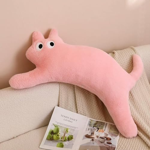 tYuNBd Niedliche weiche Katze Plüsch Umarmung Kissen Spielzeug Kawaii Plüschtier Kätzchen Büro Schlafmatte für Kinder Mädchen 100cm 3 von tYuNBd