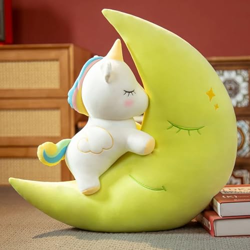 tYuNBd Niedlicher Mond Plüsch Kissen Spielzeug Plüschtier Plüsch Umarmung Puppe weiche Kinder Spielzeug Mädchen Junge Geschenk Kawaii Raum Dekoration Geburtstag 60CM 3 von tYuNBd