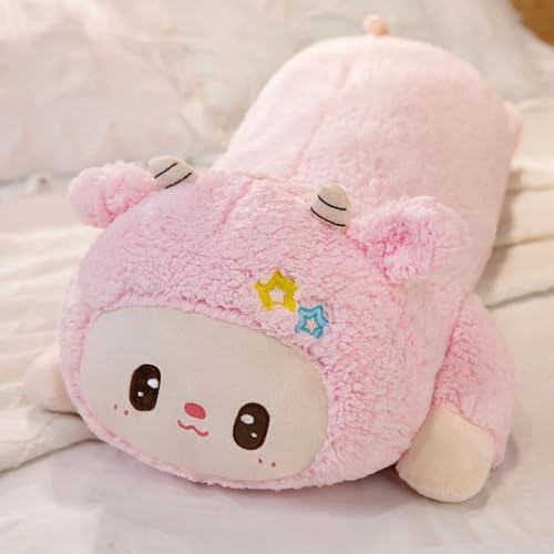 tYuNBd Niedliches Flauschiges Lamm Plüsch langes Kissen Kawaii Plüsch Tier Matte Puppe Mädchen Geschenk Kawaii Raum Dekoration Plüsch Kinder Spielzeug Geburtstag 55cm 1 von tYuNBd