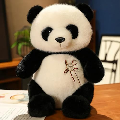 tYuNBd Niedliches Panda Plüschtier Kawaii weiches Tier pelzige Panda Puppe für Mädchen Kinder Geschenk Geburtstagsgeschenk 60cm 1 von tYuNBd