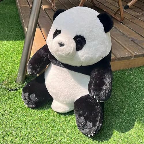 tYuNBd Niedliches Panda Plüschtier Tier Kawaii Panda Plüsch Puppe Weiches Kind Mädchen Spielzeug Weihnachten Geburtstagsgeschenk 30cm 1 von tYuNBd