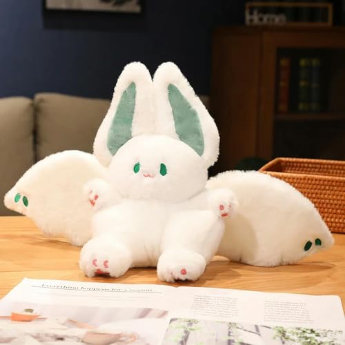 tYuNBd Pelzige Fledermaus Hase Plüschtier Kawaii Soft Bunny Tier Puppe Kreatives Plüschtier Plüschkissen Geburtstag Kinder Geschenke 25cm 1 von tYuNBd