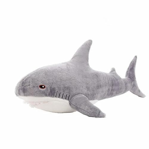 tYuNBd Plüsch Hai Spielzeug Weiche Plüsch Tier Kissen Weihnachten Geburtstagsgeschenk für Kinder 100cm 1 von tYuNBd