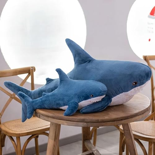 tYuNBd Riesenhai Plüschtier Plüsch Hai Kawaii Meerestier Puppe Plüsch Kissen Kinder Mädchen Geschenk Geburtstag 100cm 1 von tYuNBd