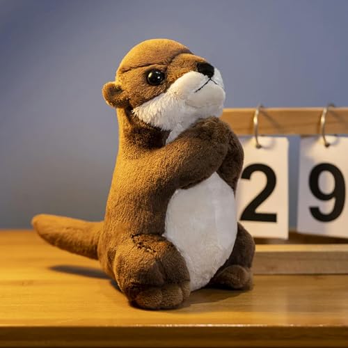 tYuNBd Sea Otter Plüschtiere süße Otter Puppe Kinder Kissen für Mädchen Geburtstagsgeschenk 19cm 1 von tYuNBd