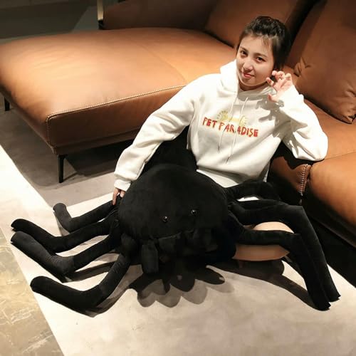 tYuNBd Spinne Plüschtier Plüsch weiches Tier Kissen für Kinder Weihnachten Geburtstagsgeschenk 120CM 1 von tYuNBd