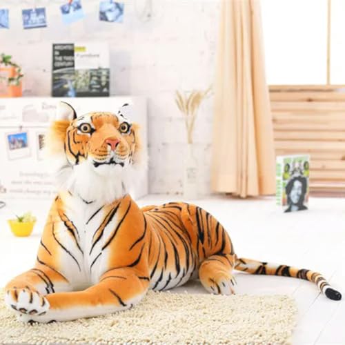 tYuNBd Tiger Doll lebensechte Tiger Leopard Plüschtier weiche Tiere für Kinder Geburtstagsgeschenk 120cm 2 von tYuNBd