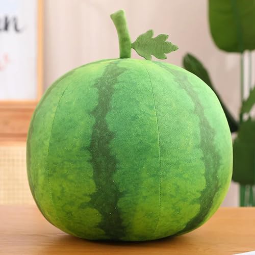 tYuNBd Wassermelone Plüsch Kissen Spielzeug niedliche Plüsch Pflanze Obst Wassermelone Kinder Spielzeug Wohnkultur Geburtstagsgeschenk 25cm 2 von tYuNBd