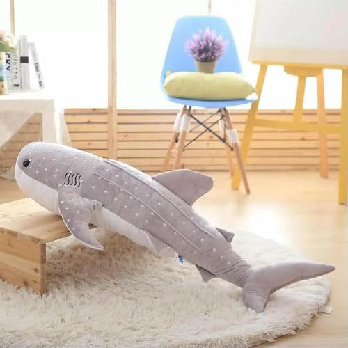 tYuNBd Weicher Hai Plüschtier Kreativer Wal Plüsch Weicher Fisch Plüsch Kissen Süßes Weihnachten Geburtstagsgeschenk für Kinder 75cm 1 von tYuNBd