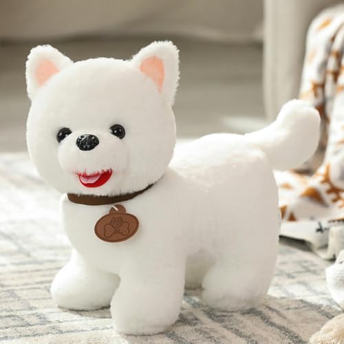 tYuNBd Welpenpuppe Shiba Inu Pommersches Plüschtier Hundepuppe kleine Kinder Puppe Geburtstagsgeschenk 30CM 11 von tYuNBd