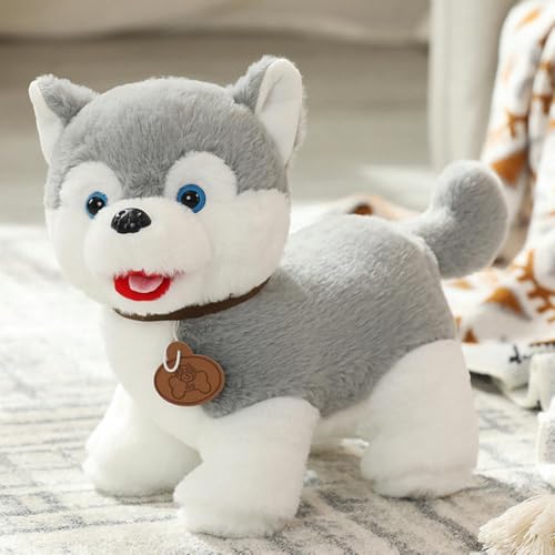 tYuNBd Welpenpuppe Shiba Inu Pommersches Plüschtier Hundepuppe kleine Kinder Puppe Geburtstagsgeschenk 35CM 1 von tYuNBd