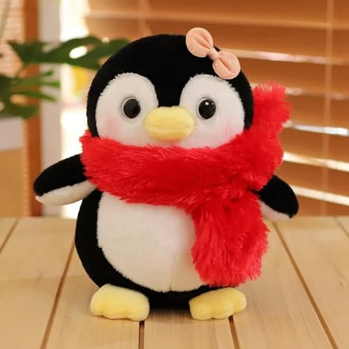 tYuNBd niedlich Pinguin Schleife Schal Plüschtiere Puppen Cartoon Tiere Mädchen Jungen Geburtstagsgeschenke 20cm 6 von tYuNBd