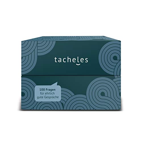 tacheles - ehrlich Gute Gespräche | 100 Fragen für Freunde, Paare, Familien | Kartenspiel für besondere Momente, bessere Beziehungen und tiefere Freundschaften | Spiel für Erwachsene von tacheles