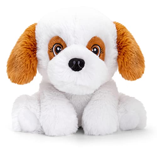 tachi Kuscheltier Cockapoo 25 cm, Sitzender Plüschtier Hund, Kuscheltier Hündchen weiß braun tachi Kuscheltier Cockapoo 25 cm, Sitzender Plüschtier Hund, Kuscheltier Hündchen weiß braun von tachi