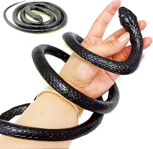 tangger 130cm Realistische Gummi Schlange Spielzeug - Garten Props, Witz-Streich-Geschenk, Simulation Tier Figurine für Halloween tangger 130cm Realistische Gummi Schlange Spielzeug - Garten Props, Witz-Streich-Geschenk, Simulation Tier Figurine für Halloween von tangger