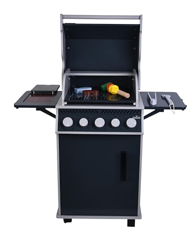 Tanner der kleine Kaufmann NAPOLEON Grill mit Zubehör, mit Würstchen für den Grill, lebensmittelechtes Design, 0353.6 von tanner DER KLEINE KAUFMANN