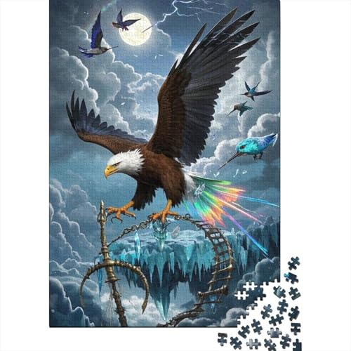 Adler Puzzle 1000 Teile Schwer Puzzle Spielzeug Pädagogisches Spiel Impossible Herausforderungsspielzeug Für Erwachsene Und Kinder Ab 14 Jahren 1000pcs (75x50cm) von tanpiaoliang