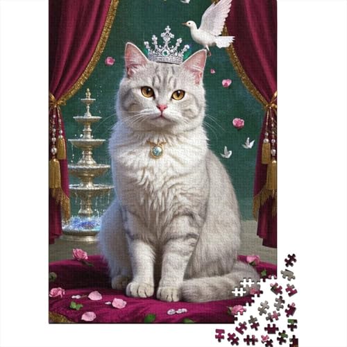 Britisch Kurzhaar (Katze) Puzzle 1000 Teile Schwer Puzzle Spielzeug Lernspiel Impossible Herausforderung Spielzeug Für Erwachsene Kinder 1000pcs (75x50cm) von tanpiaoliang