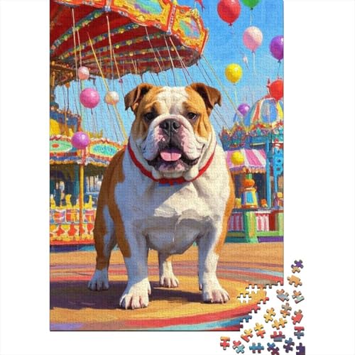 Bulldoggege Puzzle 1000 Teile Schwer Puzzle Spielzeug Lernspiel Impossible Herausforderung Spielzeug Für Erwachsene Und Kinder in Bewährter 1000pcs (75x50cm) von tanpiaoliang