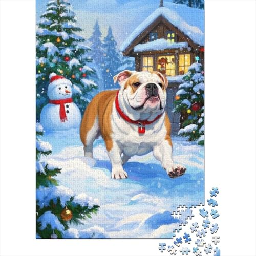 Bulldoggege Puzzles 1000 Teile Schwer Puzzle Spielzeug Pädagogisches Spiel Impossible Herausforderungsspielzeug Für Erwachsene Und Kinder Ab 12 Jahren 1000pcs (75x50cm) von tanpiaoliang