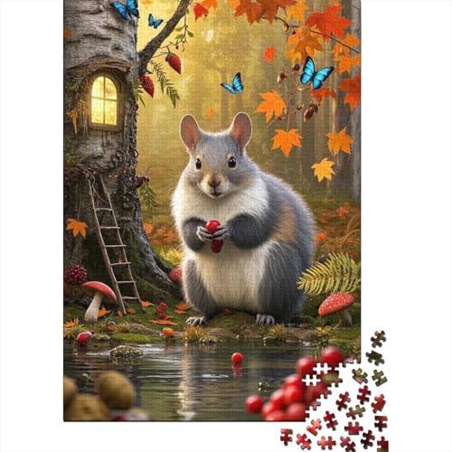 Degus Puzzles 1000 Teile Schwer Puzzle Spielzeug Lernspiel Impossible Herausforderungsspielzeug Für Erwachsene Kinder 1000pcs (75x50cm) von tanpiaoliang