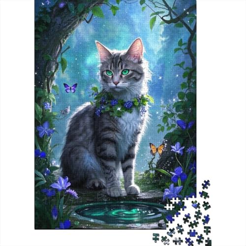 Devon Rex (Katze) (Katze) Puzzles 1000 Teile Schwer Puzzle Spielzeug Lernspiel Impossible Herausforderungsspielzeug Für Erwachsene Kinder 1000pcs (75x50cm) von tanpiaoliang