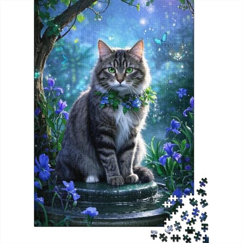 Manx-Katze Puzzle 1000-teilige Schwer Puzzle Spielzeug Lernspiel Impossible Herausforderung Spielzeug Für Erwachsene Und Kinder Ab 12 Jahren 1000pcs (75x50cm) von tanpiaoliang