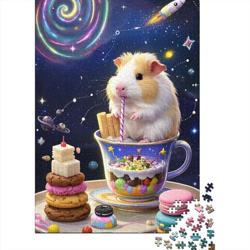 Meerschweinchen Puzzles 1000 Teile Schwer Puzzle Spielzeug Pädagogisches Spiel Impossible Herausforderungsspielzeug Für Erwachsene Und Kinder Ab 12 Jahren 1000pcs (75x50cm) von tanpiaoliang