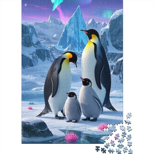 Pinguin Puzzle 1000 Teile Schwer Puzzle Spielzeug Pädagogisches Spiel Impossible Herausforderungsspielzeug Für Erwachsene Kinder 1000pcs (75x50cm) von tanpiaoliang