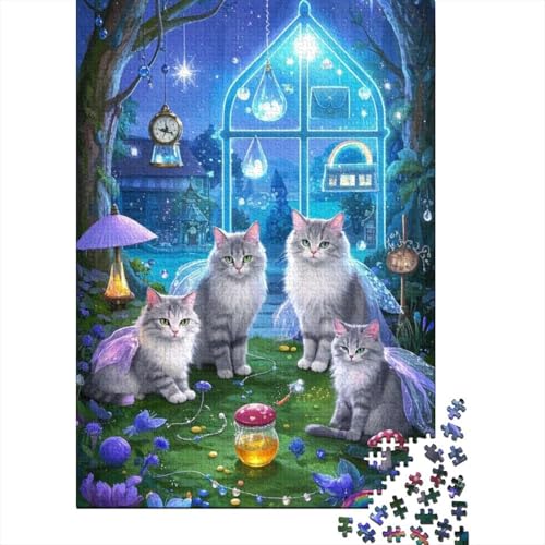 Ragdoll (Katze) (Katze) Puzzle 1000 Teile Schwer Puzzle Spielzeug Lernspiel Impossible Herausforderung Spielzeug Für Erwachsene Und Kinder Ab 14 Jahren 1000pcs (75x50cm) von tanpiaoliang