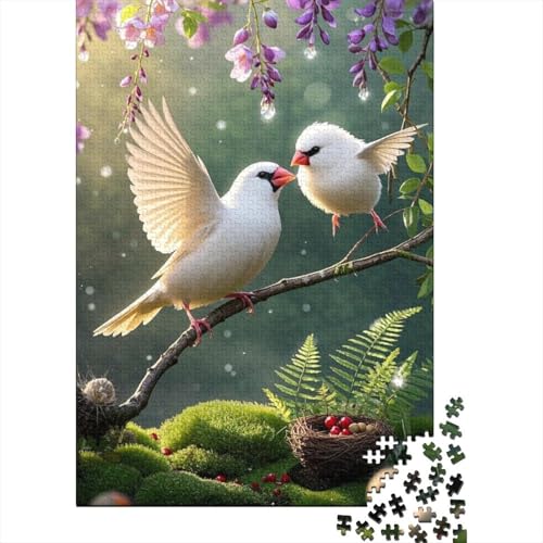 Reisamadine (Reisamadine (Java Sparrow)) Puzzles 1000 Teile Schwer Puzzle Spielzeug Pädagogisches Spiel Impossible Herausforderung Spielzeug Für Erwachsene Und Kinder in Bewährter 1000pcs (75x50cm) von tanpiaoliang