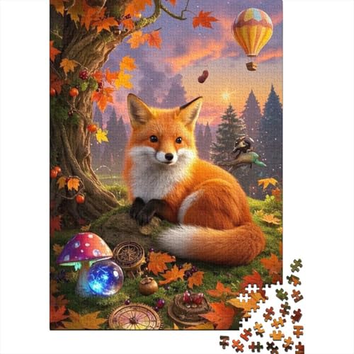 Rotfuchs Puzzles 1000 Teile Schwer Puzzle Spielzeug Pädagogisches Spiel Impossible Herausforderung Spielzeug Für Erwachsene Und Kinder in Bewährter 1000pcs (75x50cm) von tanpiaoliang