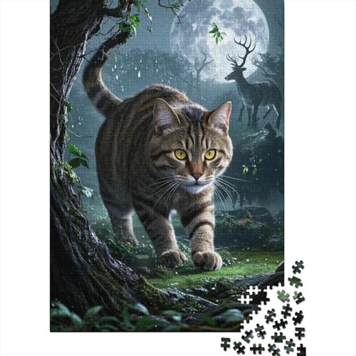 Scottish Fold (Katze) (Katze) Puzzle 1000-teilige Schwer Puzzle Spielzeug Lernspiel Impossible Herausforderung Spielzeug Für Erwachsene Und Kinder Ab 14 Jahren 1000pcs (75x50cm) von tanpiaoliang