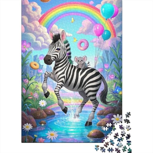 Zebra Puzzles 1000 Teile Schwer Puzzle Spielzeug Lernspiel Impossible Herausforderung Spielzeug Für Erwachsene Und Kinder in Bewährter 1000pcs (75x50cm) von tanpiaoliang