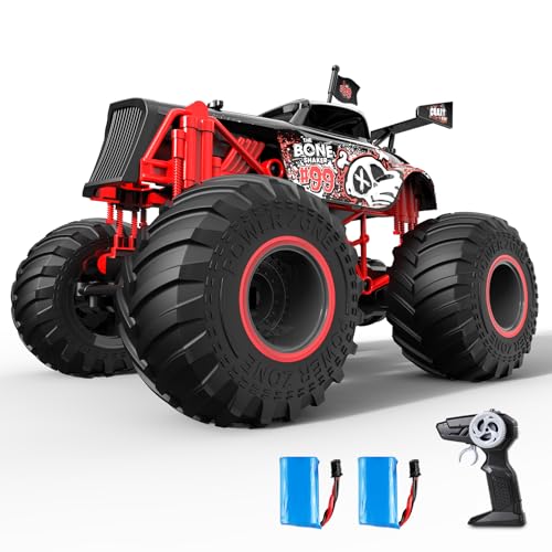 tech rc Offroad Ferngesteuertes Auto 1:14 RC Truck 2 Akku Geländewagen 2,4 GHz Offroad-Fahrzeug Buggy Elektro Spielzeug für Kinder Jungen Mädchen Kindergeschenk Spielzeugauto Skelett tech rc Offroad Ferngesteuertes Auto 1:14 RC Truck 2 Akku Geländewagen 2,4 GHz Offroad-Fahrzeug Buggy Elektro Spielzeug für Kinder Jungen Mädchen Kindergeschenk Spielzeugauto Skelett von tech rc