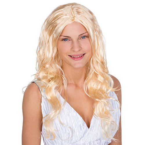 dressforfun Perücke Blond | lange glatte Haare | Engel Matrose Antike Weihnachten Prinzessin von tectake