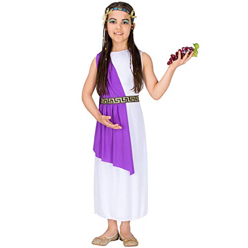 tectake dressforfun Mädchen Kostüm Cleopatra | Bezauberndes Kleid | inkl. Extravagantem Haarband (10-12 Jahre | Nr. 300256) von tectake