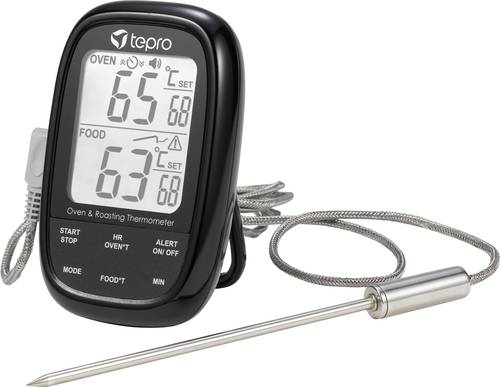 Tepro Garten Grillthermometer Schwarz von tepro Garten