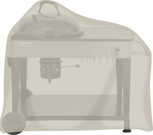 Tepro Garten Kugel, Grillwagen Grill Abdeckhaube Beige von tepro Garten