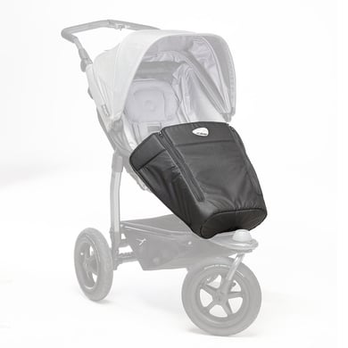 tfk Fußdecke Mono für Kinderwagen Schwarz von tfk