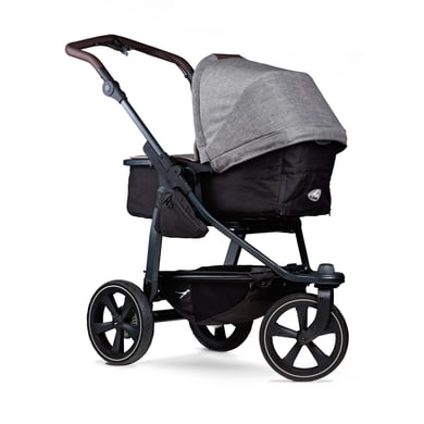 tfk Kombikinderwagen Mono 2 mit Luftkammer Radset premium grau von tfk