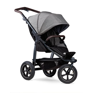 tfk Sportkinderwagen Mono 2 mit Luftrad Set premium grau von tfk