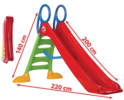 thorberg MEGA Set! Rutsche mit 200cm Rutschbahn,Wasseranschluss + Spiele-Set von thorberg