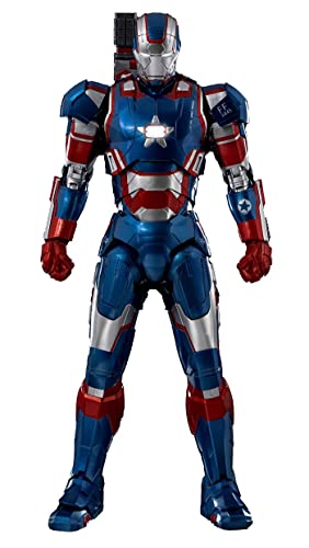 threezero – Marvel Infinity Saga Iron Patriot Deluxe Actionfigur im Maßstab 1:12 (Netz) von threezero