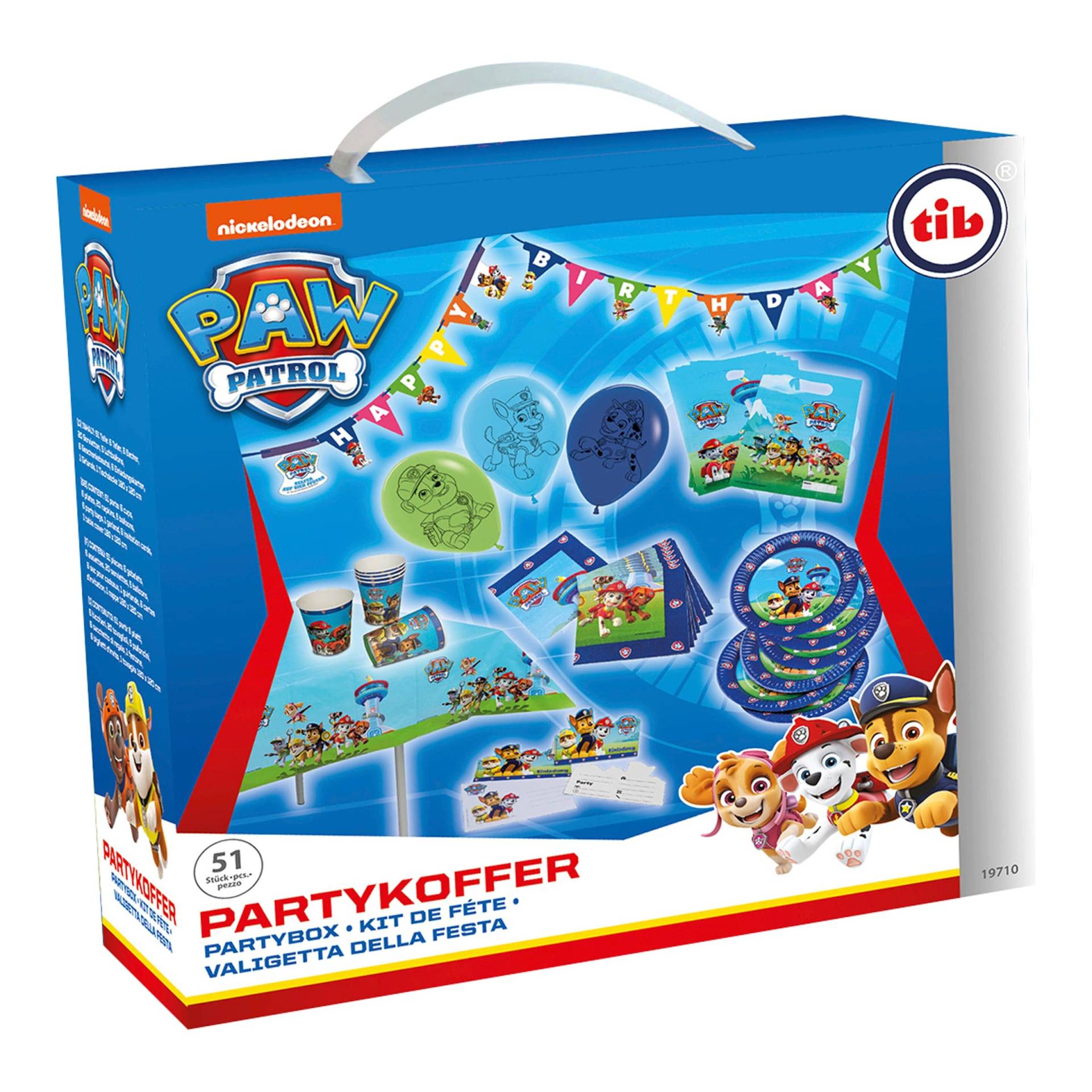 Tib Paw Patrol Party Koffer von tib