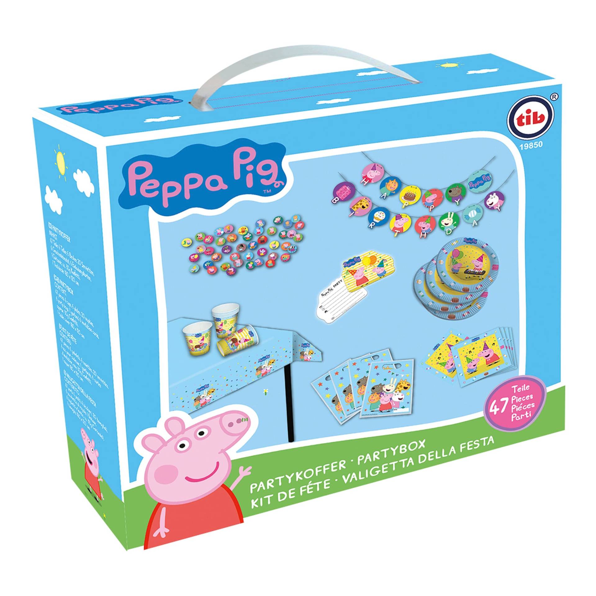 Tib Peppa Pig Party Koffer von tib