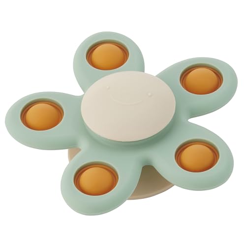 tickit Silisoft Flower Spinner – Sensorisches Silikon-Drehspielzeug mit Popper-Buttons & Saugnapf für Babys und Kleinkinder, neutral tickit Silisoft Flower Spinner – Sensorisches Silikon-Drehspielzeug mit Popper-Buttons & Saugnapf für Babys und Kleinkinder, neutral von tickit